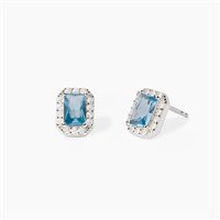 Orecchini Mabina Donna in Argento Acquamarina sintetica 563866 - 563866